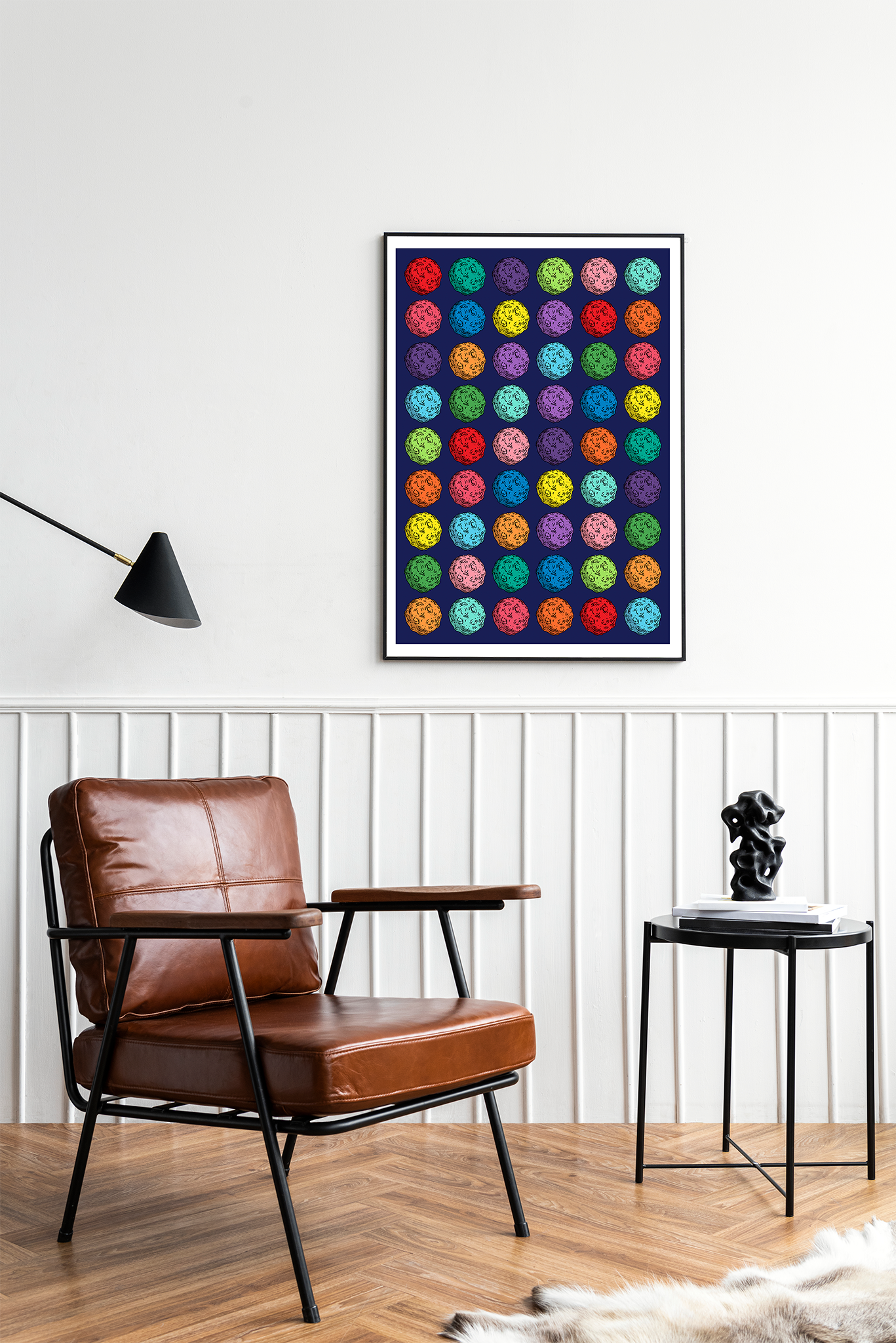 MoonSwatches Art Print