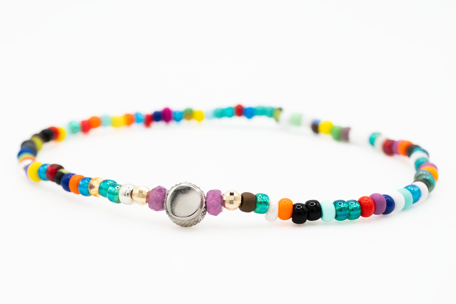 Wristcandy Bracelet Knurled Crown